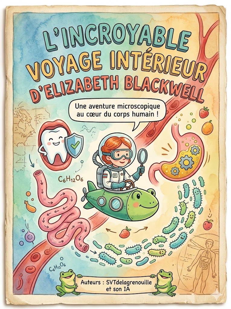 L&rsquo;Incroyable Voyage Intérieur d&rsquo;Elizabeth Blackwell ( digestion, microbiote, santé)